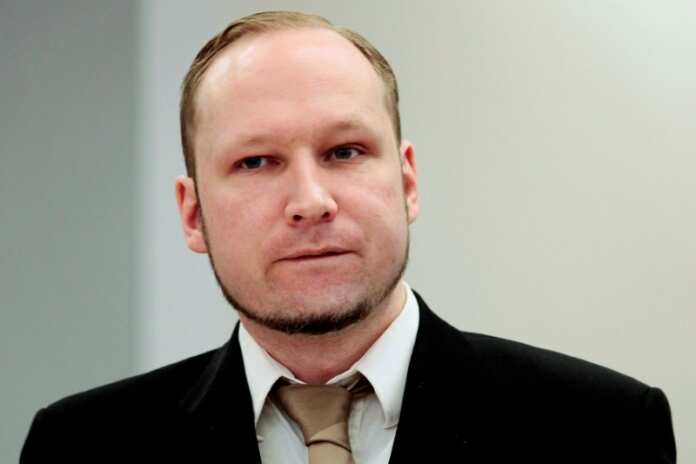 FILE PHOTO: Norwegian mass killer Anders Behring Breivik attends the second day of his murder trial in Oslo Anders Behring Breivik