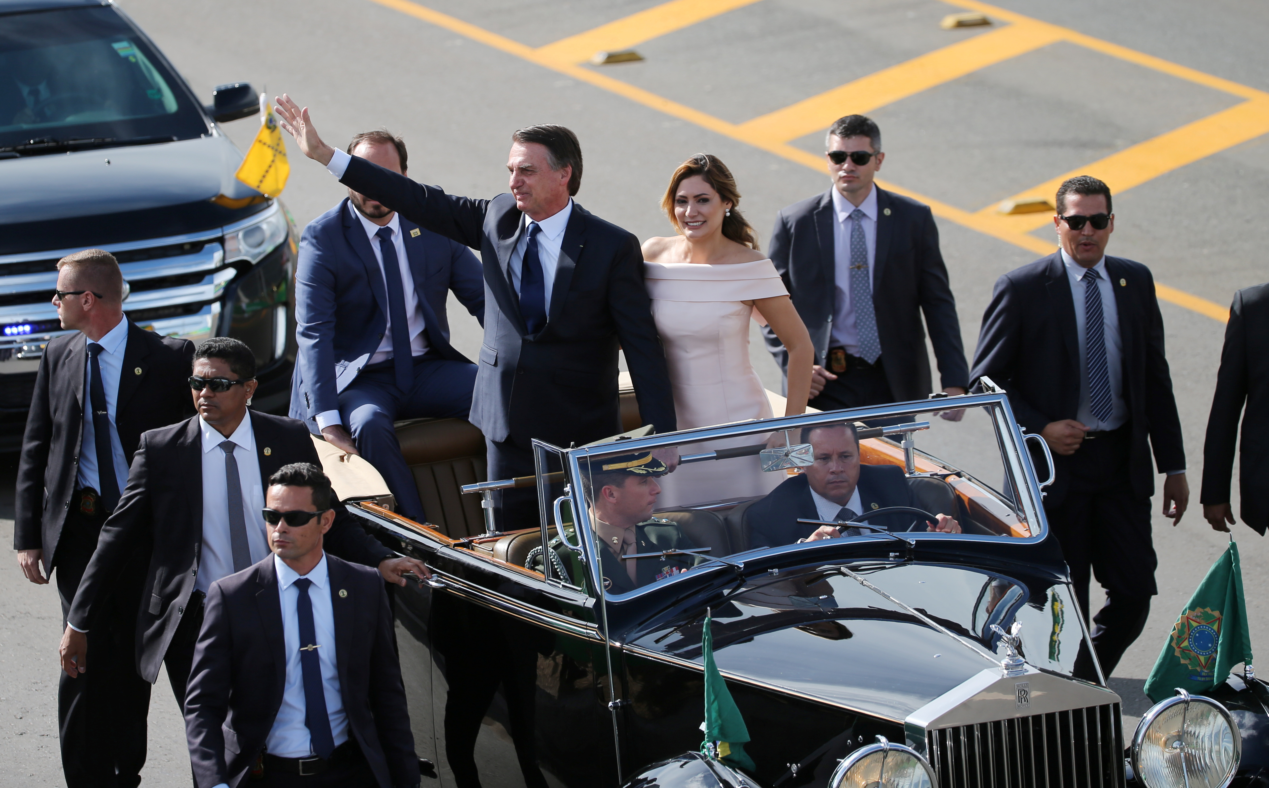 Jair Bolsonaro takes office as Brazil's President