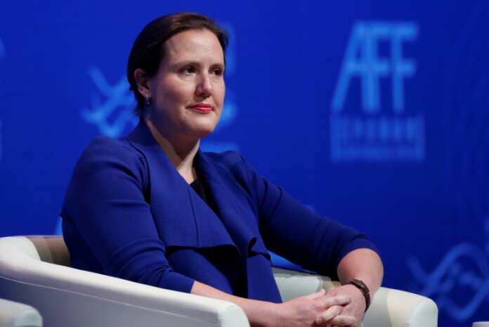 FILE PHOTO: Australia's Minister for Revenue and Financial Services Kelly O'Dwyer attends the Asian Financial Forum in Hong Kong