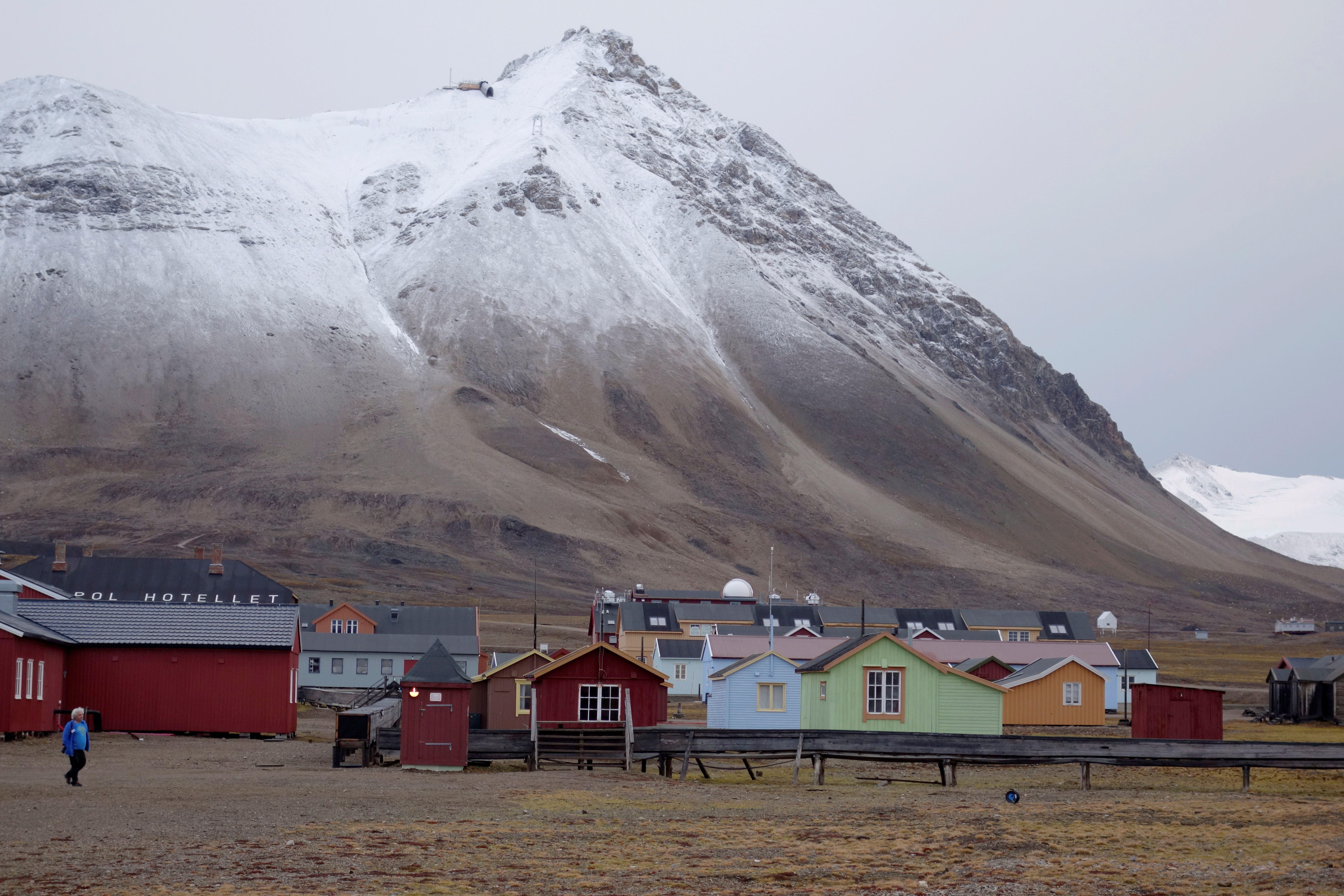 FILE PHOTO: A view shows the Ny-Aalesund research station