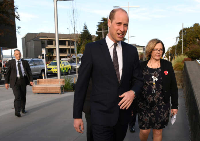 Britain’s Prince William visits Christchurch, New Zealand