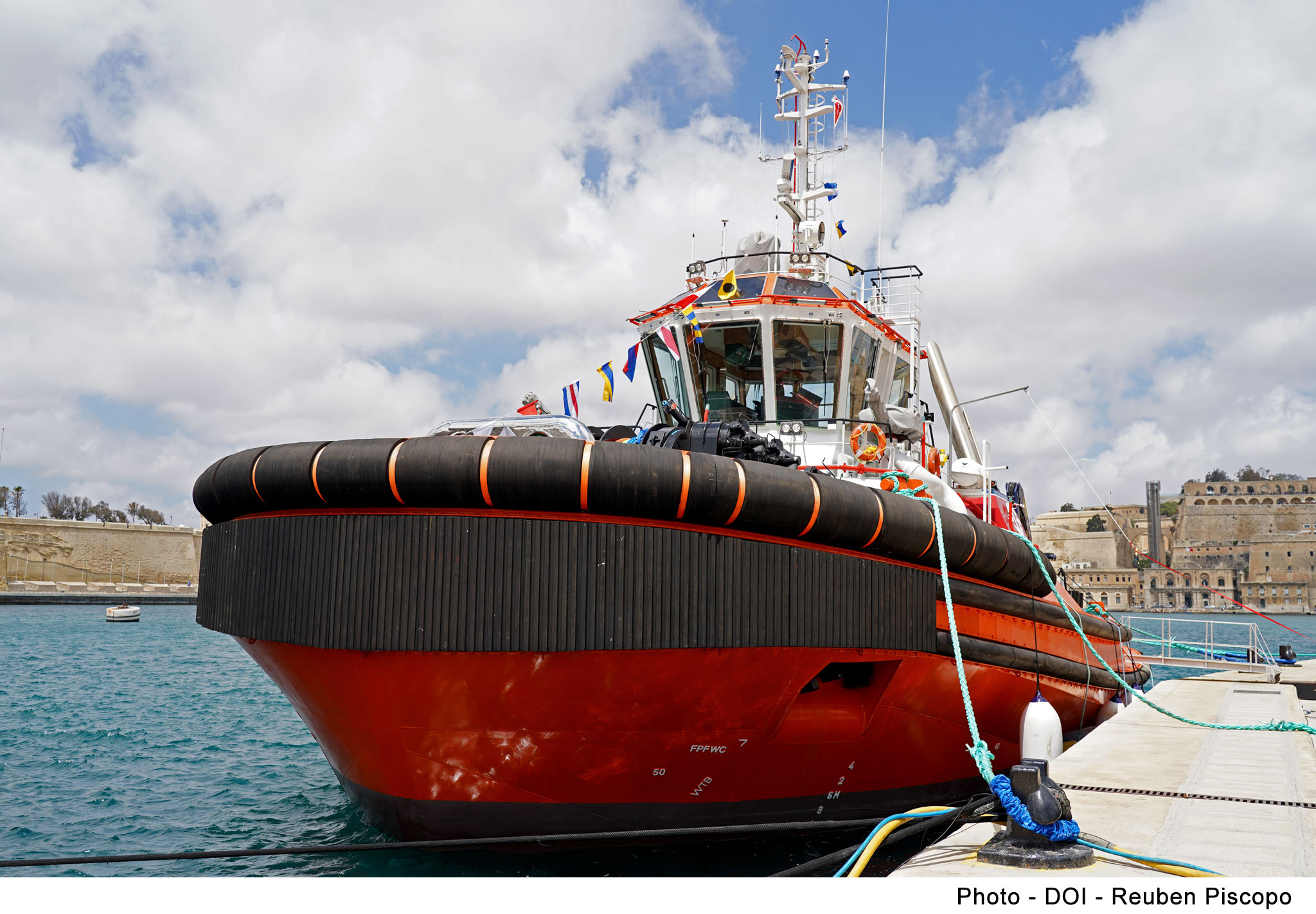 New Tug Boat Vittoriosa Inaugurated At St Angelo Wharf - Newsbook