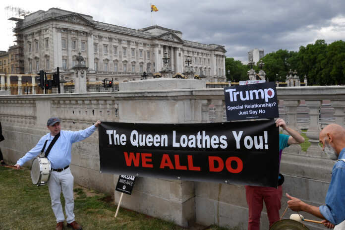 U.S. President Donald Trump visits Britain