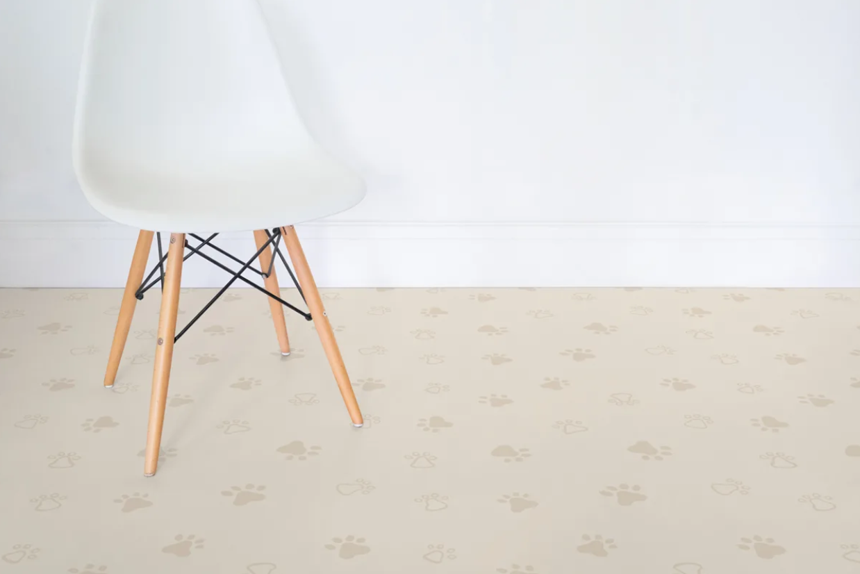 This paw print flooring is perfect for pet owners Newsbook