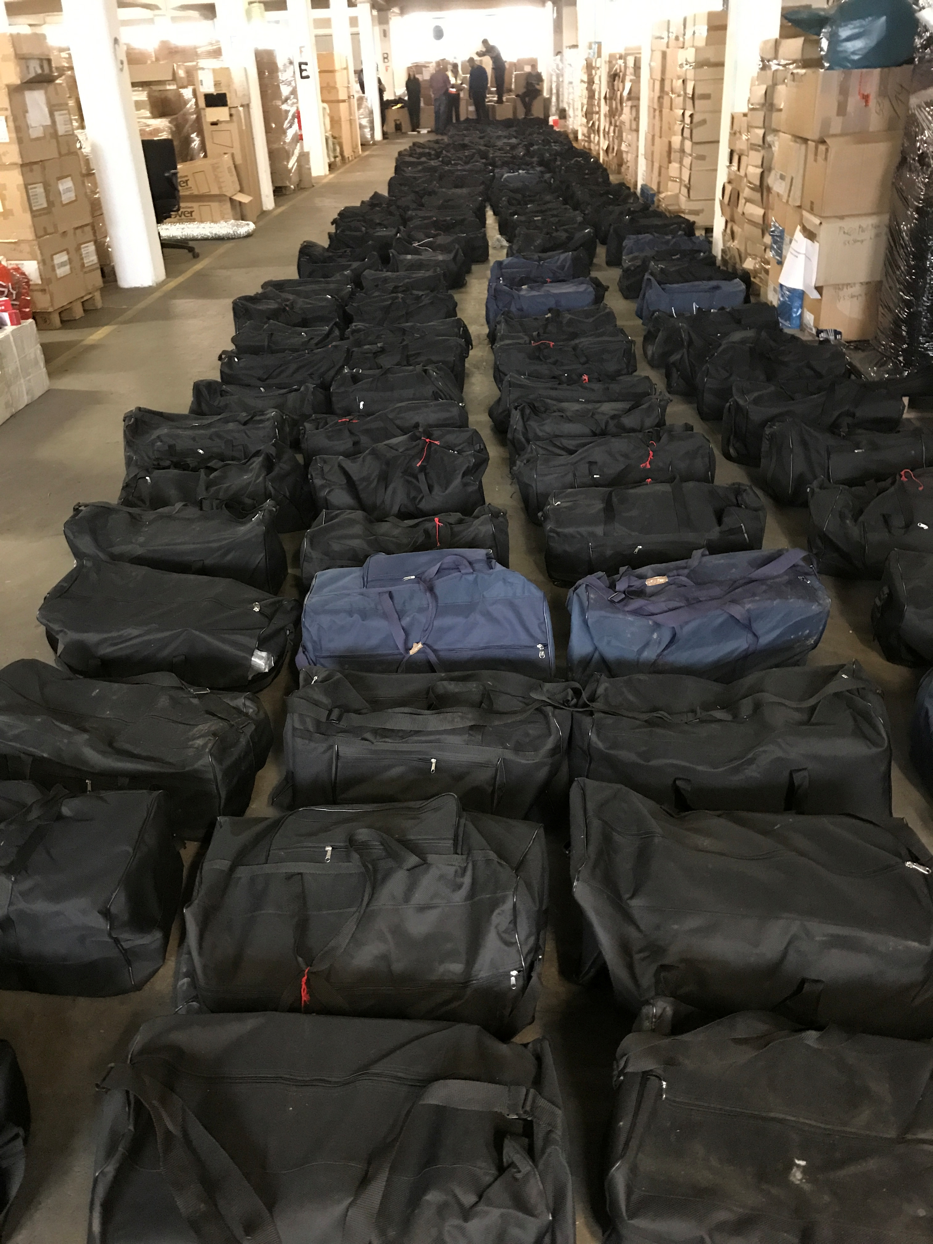 An undated handout picture shows Germany's largest ever seized cocaine shipment of four and a half tons