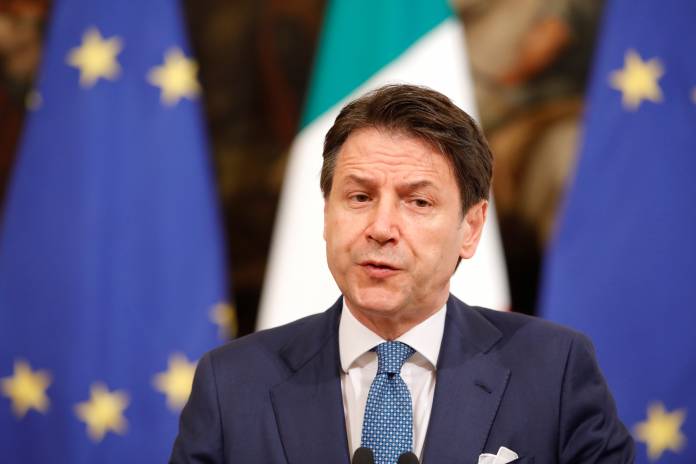 Italian Prime Minister Giuseppe Conte meets European Commission President Ursula von der Leyen