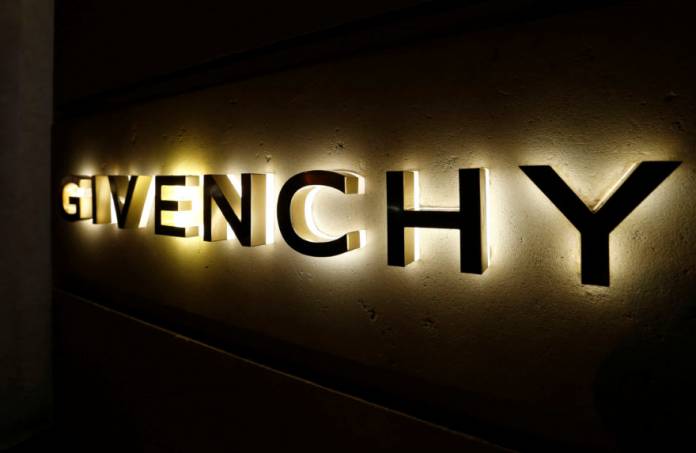 Outside view of a French fashion house Givenchy's shop is seen in Paris, France