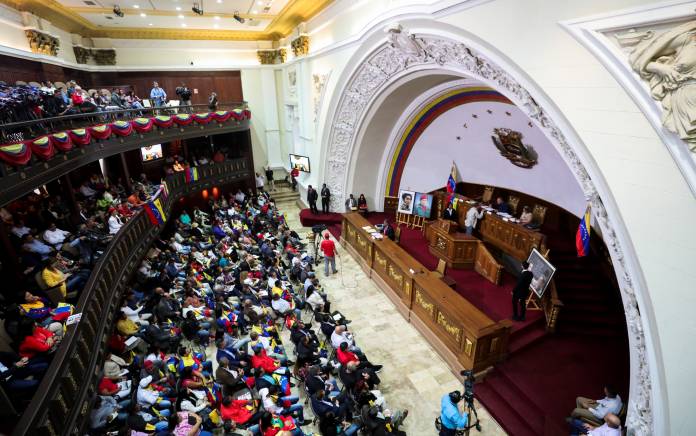 Venezuela's National Constituent Assembly holds a session in Caracas