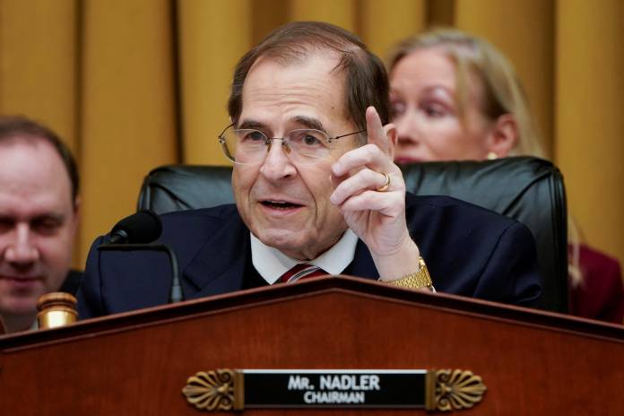 FILE PHOTO: Jerrold Nadler demands answers in Epstein's death