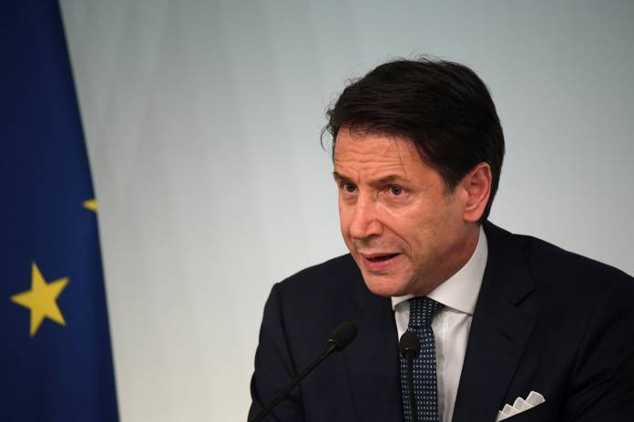 Italian Prime Minister Conte reacts to Italy's ruling coalition breakdown