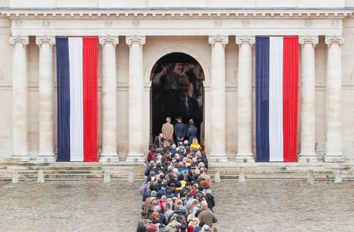 Tribute to late French President Jacques Chirac in Paris