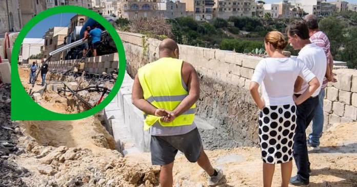 Minister-Justyne-Caruana-Gozo-Nadur-Road-inspection