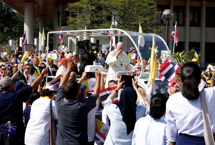Pope Francis visits Thailand