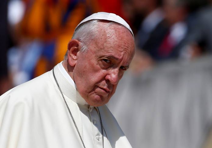 FILE PHOTO: Pope Francis holds weekly audience at Vatican