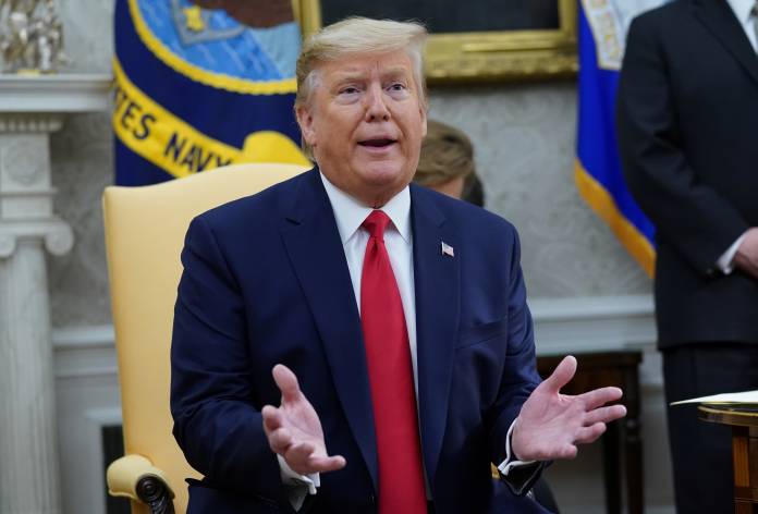 U.S. President Trump welcomes Guatemala's President Morales at the White House in Washington