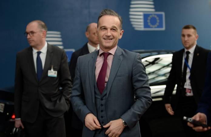 European Union foreign ministers hold an emergency meeting to discuss ways to try to save the Iran nuclear deal, in Brussels