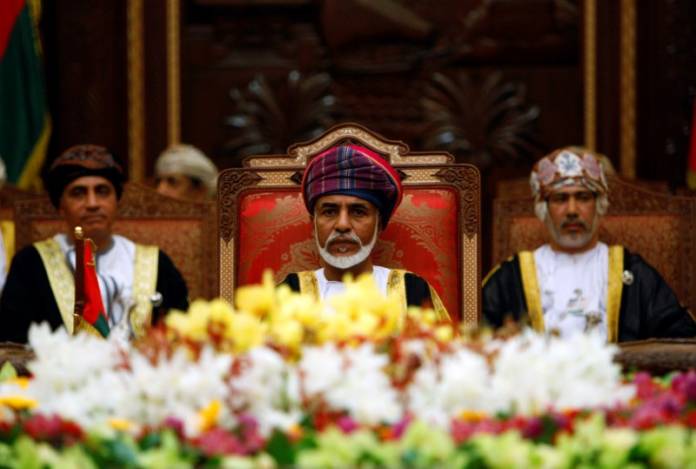 FILE PHOTO: Sultan Qaboos bin Said, the head of state of Oman, attends the opening of the GCC summit in Muscat