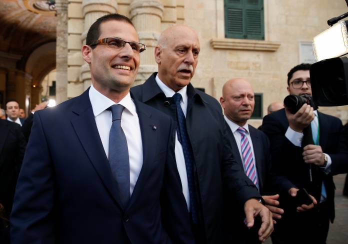 Robert Abela is sworn-in as Malta's Prime Minister in Valleta