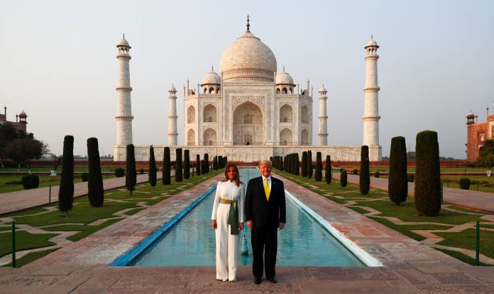 U.S. President Donald Trump visits India