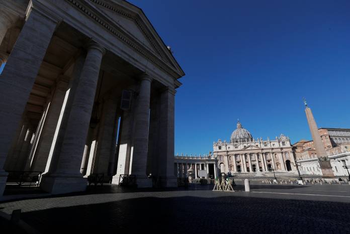 Pope Francis gives his weekly general audience at the Vatican