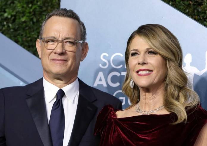 FILE PHOTO: 26th Screen Actors Guild Awards – Arrivals – Los Angeles, California, U.S., January 19, 2020 – Tom Hanks and Rita Wilson FILE PHOTO: 26th Screen Actors Guild Awards – Arrivals – Los Angeles, California, U.S., January 19, 2020 – Tom Hanks and Rita Wilson