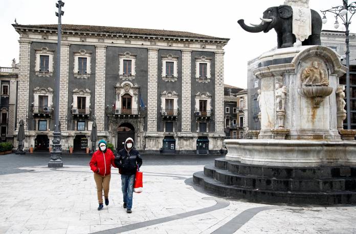 Outbreak of the coronavirus disease (COVID-19) in Catania