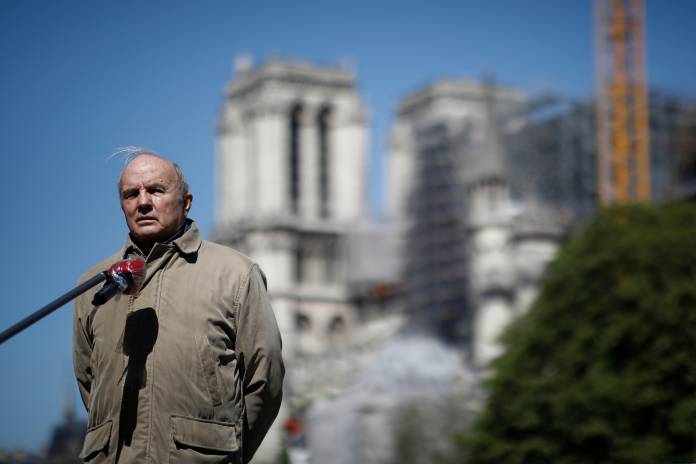 Paris on lockdown marks one year anniversary of Notre Dame cathedral blaze
