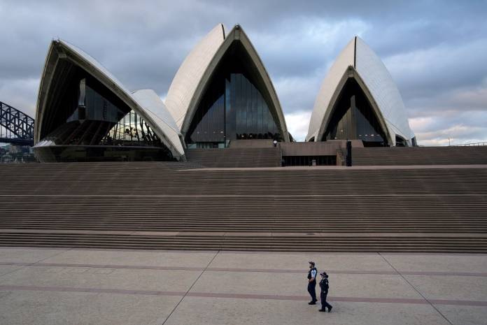 FILE PHOTO: The spread of the coronavirus disease (COVID-19) in Sydney