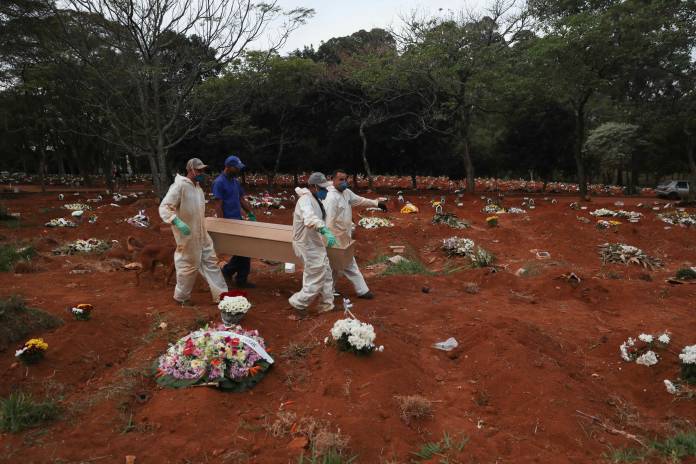 Outbreak of the coronavirus disease (COVID-19), in Sao Paulo