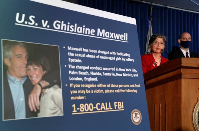 Audrey Strauss, Acting United States Attorney for the Southern District of New York announces charges against Ghislaine Maxwel in New York