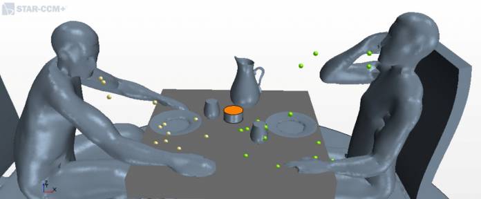 A graphic shows a simulation of the