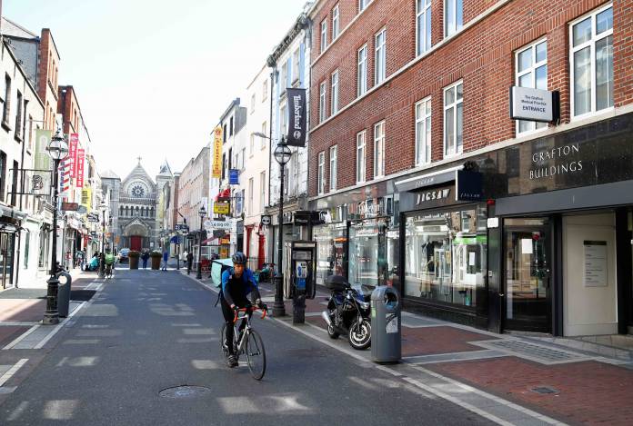 FILE PHOTO: Outbreak of the coronavirus disease (COVID-19) in Dublin