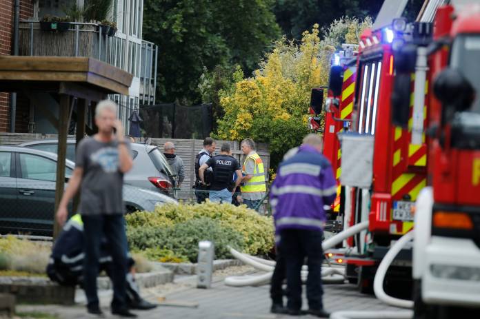 Plane crashes into a residential building in Wesel