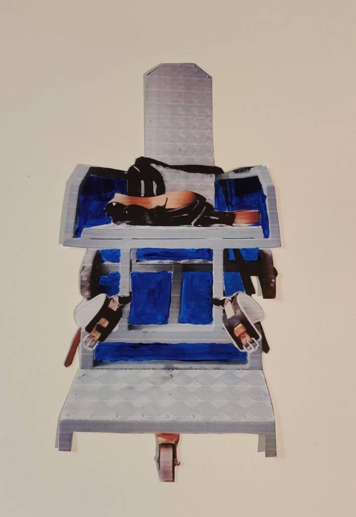 EXCLUSIVE Photo of restraint chair at Corradino Correctional Facility