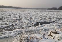 Extreme cold hits parts of Europe Poland-Wisla-River