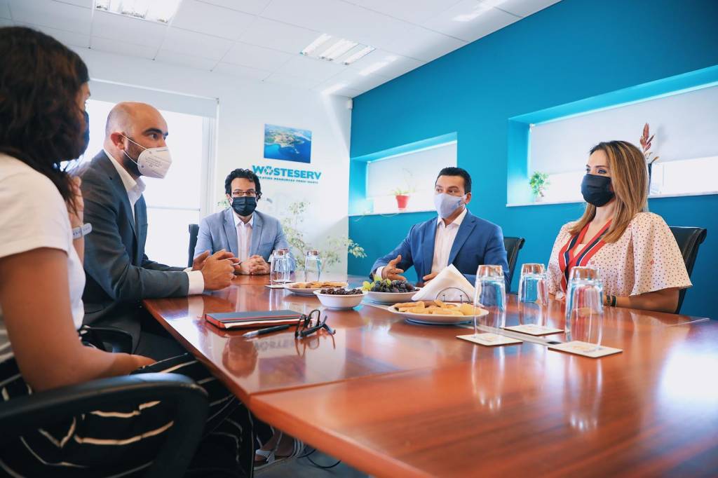 Dr Lydia Abela visits WasteServ for Smiles with Miles campaign Newsbook