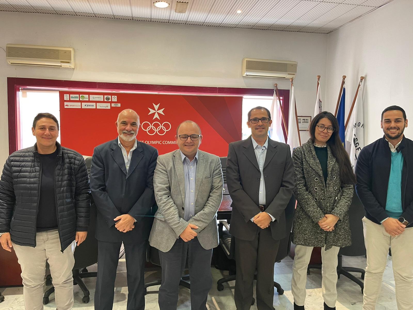 Moc Committee Maltese Olympic Committee meets Commissioner for Voluntary Organisations