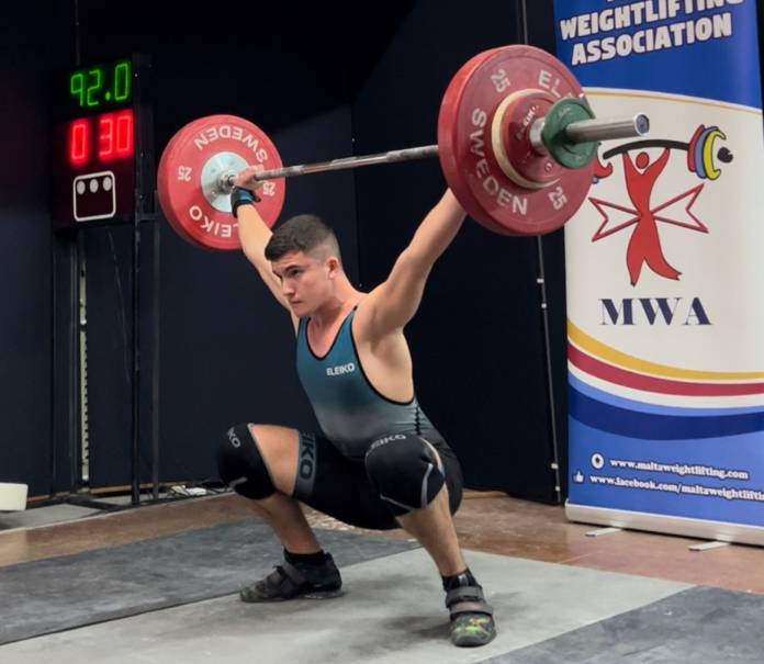 Numerous records broken in Malta Weightlifting Association’s first