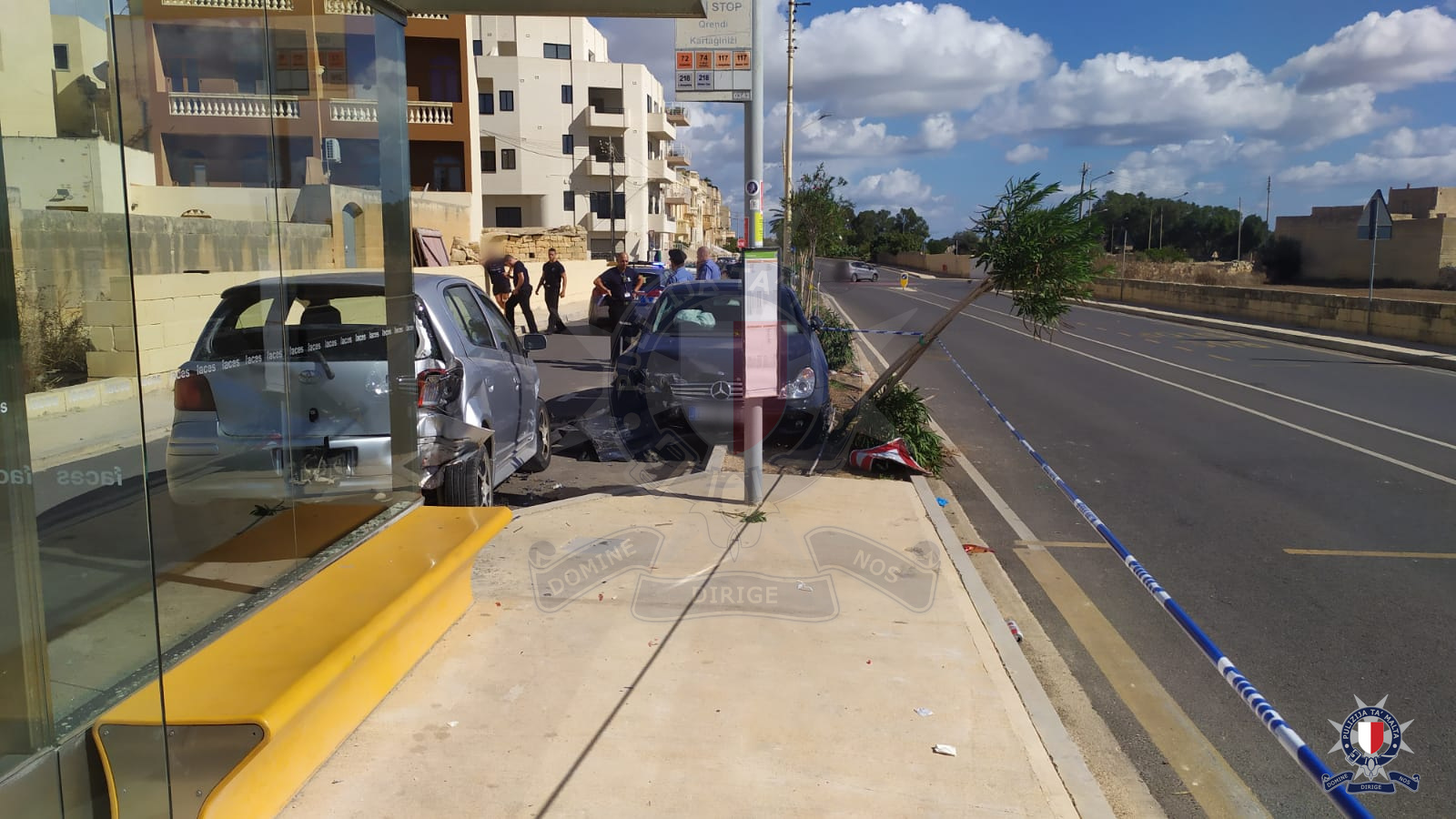 Woman fighting for life after being hit by 'parked' car