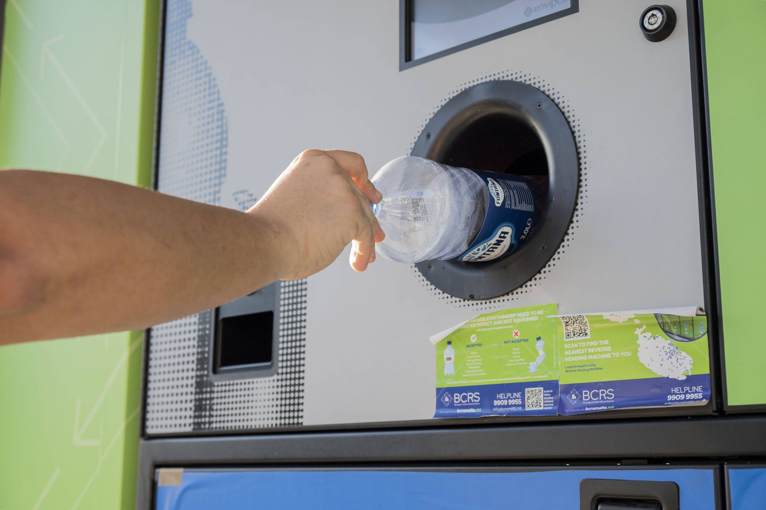 More bottle recycling machines will be installed around Malta, minister
