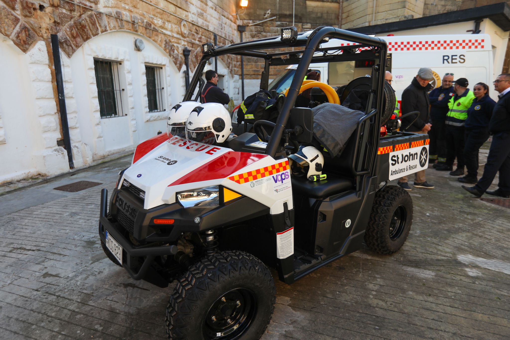St John Rescue Corps get electric vehicle to help fight rural fires