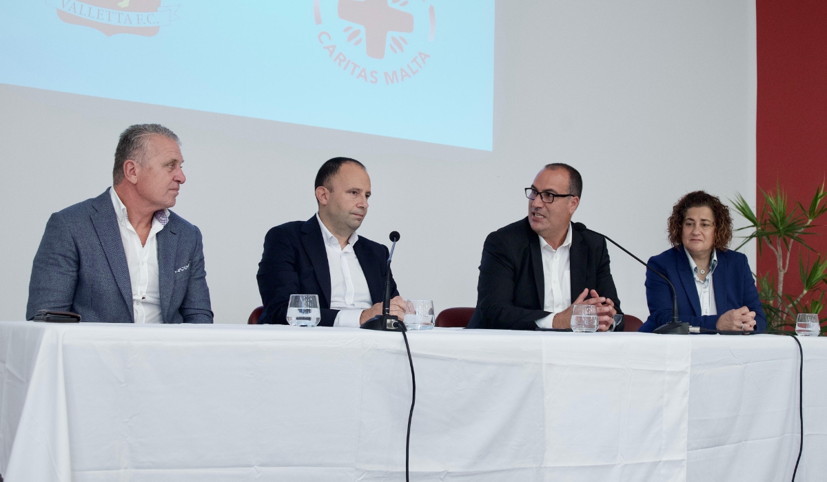 Caritas and Valletta FC team up to support drug rehabilitation and
