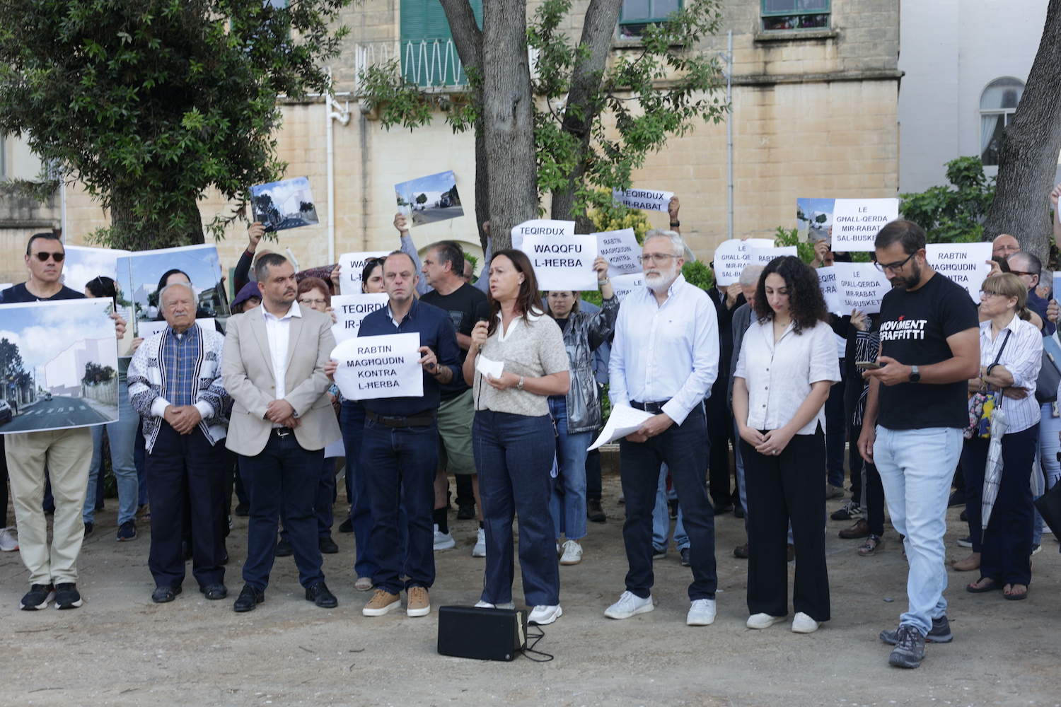 Rabat residents rally against 'monstrous' development at Buskett