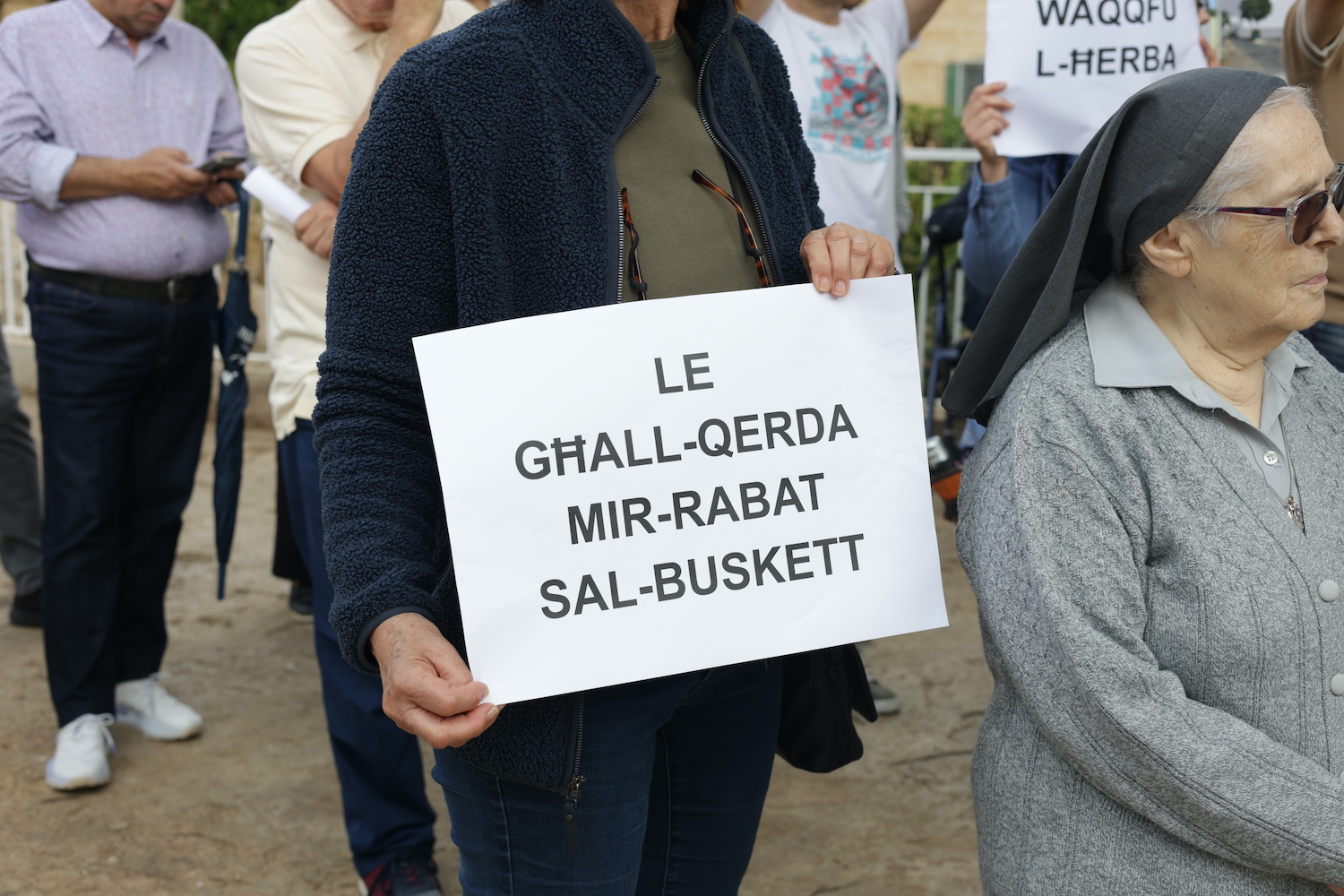 Rabat residents rally against 'monstrous' development at Buskett