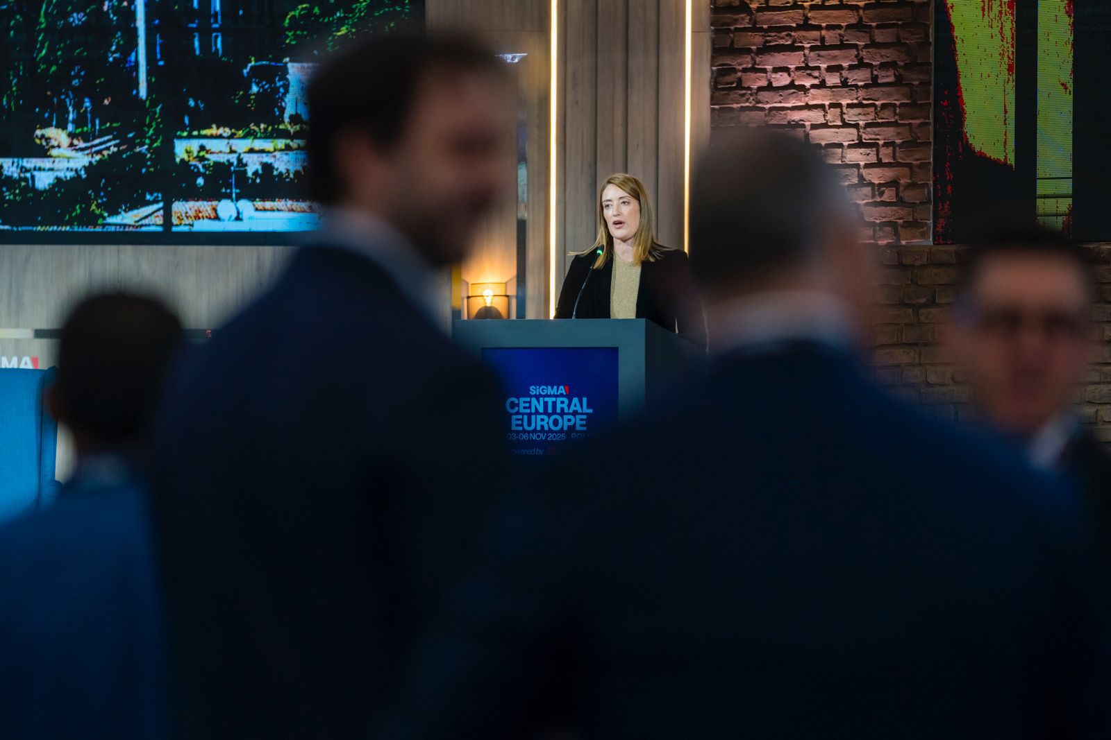 Watch: Roberta Metsola urges EU to cut red tape at SiGMA Rome
