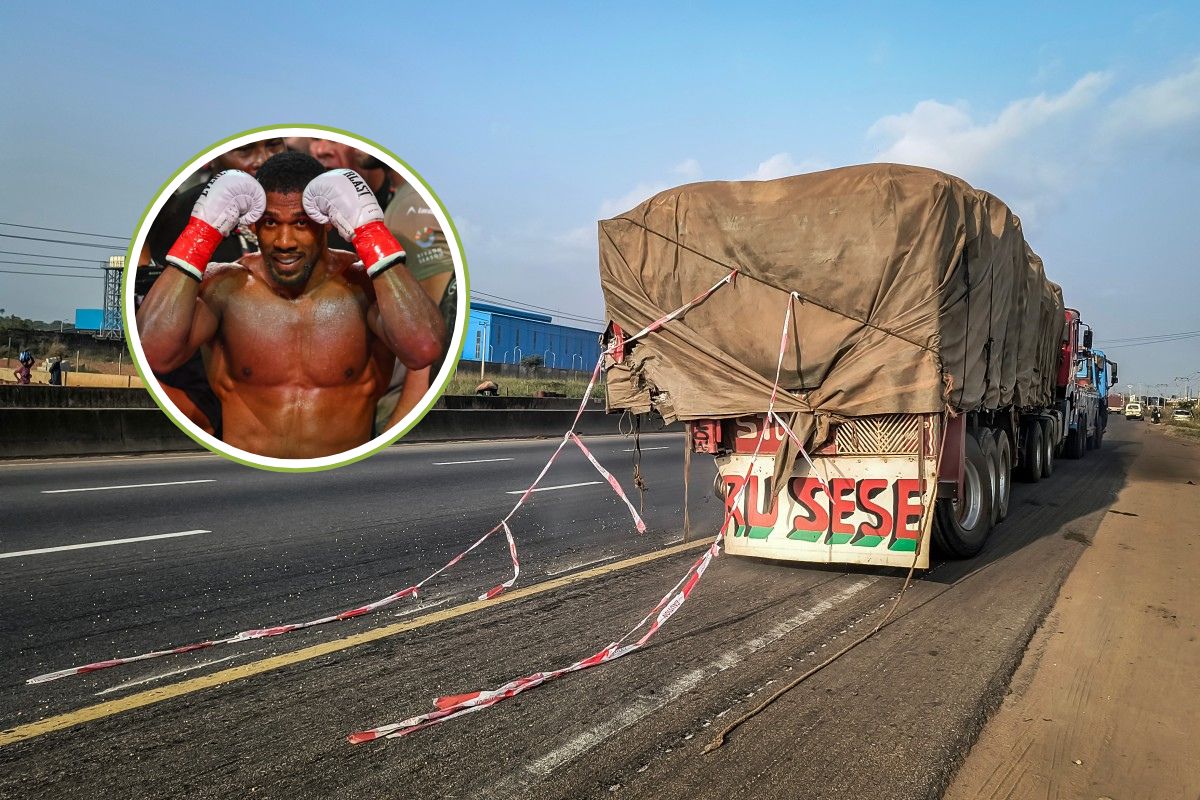 Stunning Ex-heavyweight Champion Anthony Joshua Injured In Nigeria Highway Crash Scene for Your Screen Stunning Ex-heavyweight Champion Anthony Joshua Injured In Nigeria Highway Crash Scene for Your Screen