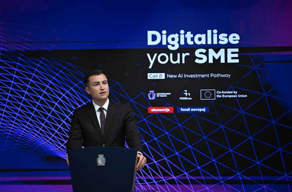 €15 miljun f’appoġġ għad-diġitalizzazzjoni u l-Intelliġenza Artifiċjali fl-SMEs