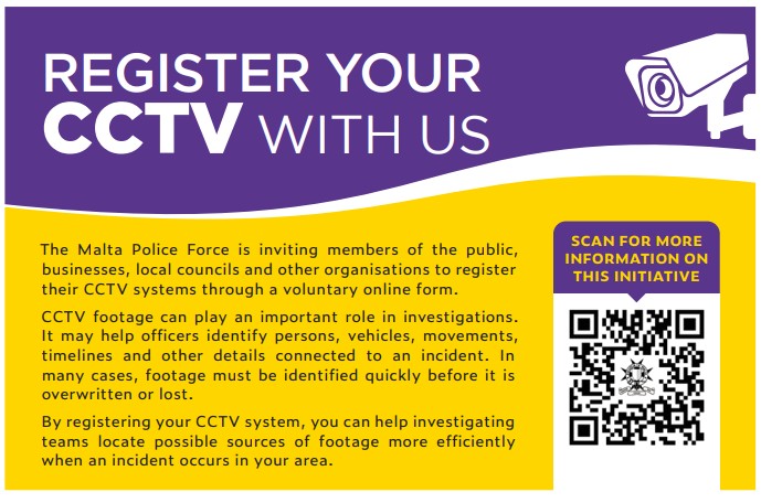 Police launch voluntary CCTV registry to aid investigations